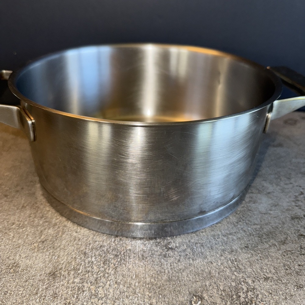 Schulte-Ufer 1.5 qt Saucepan Pot  Stainless Steel With Lid Double Handles Heavy